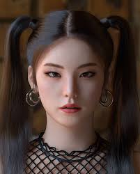 Artstation Hwang Ye Ji H J Digital Art Girl Itzy Art Girl
