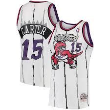 Do you know where has top quality toronto raptors jersey at lowest prices and best services? Men S Toronto Raptors Vince Carter Mitchell Ness White 1997 98 Hardwood Classics Swingman Jersey