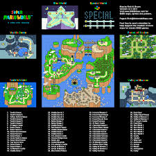Super Mario World Maps Snes Mario Universe Com