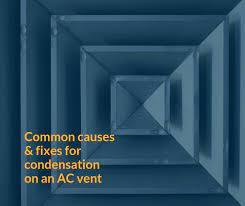 If air is escaping from anywhere besides the grates, you're in luck…well, sort of. What Causes Condensation On An Ac Vent