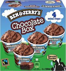350 calories, nutrition grade (d plus), problematic ingredients, and more. Ben Jerry S Glace Mini Pots Chocolat Fudge Brownie X4 400ml 288 G