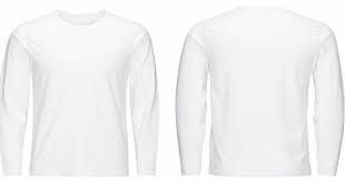 Desain baju polos putih lengan panjang depan belakang sumber : Baru 29 Baju Lengan Panjang Polos Depan Belakang