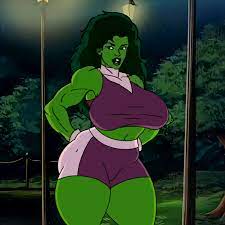 1girls big ass big breasts big butt edit female female only fully  clothed hourglass figure hulk (series) jennifer walters marvel marvel  comics muscular muscular female nerota nude nude edit