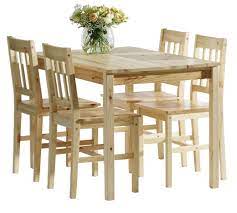Jysk delivers a great scandinavian offer for everyone within sleeping and living. Jysk Jonas Etkezogarnitura Asztal 120x75 Cm 4 Szekkel 28 500 Kitchen Table Chairs Dining Table Chairs Dining Table