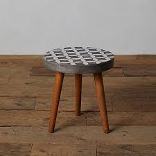 Pin By Salman Surti On Table Design In 2020 Side Table Wood Concrete Wood Side Table