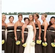 The Bridesmaid Looks Brown Bridesmaid Dresses Brown Wedding Fall Bridesmaid Dresses