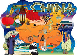 Image of china map high detailed purple map stock vector royalty. China Map The Cat S Meow Village