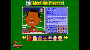 Released in 1999 on windows, it's still available and playable with some tinkering. Backyard Football 1999 Meet The Player Part 1 Youtube