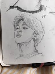 This application for drawing bts members is for you who have a hobby of drawing. 19 Twitter Drawings Bts Bts Drawings Bts Sketch
