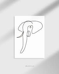 Check spelling or type a new query. One Line Elephant Drawing Minimalist Line Art Print Elephant Etsy In 2021 Animal Line Drawings Elephant Drawing Line Art