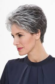 Choppy short hairstyle for thin hair. Short Hairstyles For Women Grey Hair Novocom Top