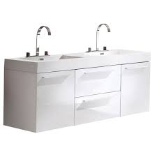 fresca opulento 54 in. double vanity in