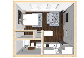 361 Square Foot Studio House Design Plans For Sale Pdf Etsy In 2021 Small Apartment Plans Studio Apartment Floor Plans Small Apartment Layout