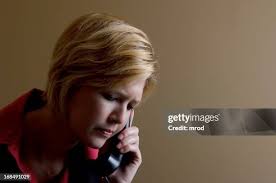 6,286 Woman On Landline Phone Stock Photos, High-Res Pictures, and Images