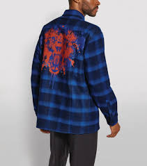 Paying homage to his native patagonia and the club. Sale Marcelo Burlon County Of Milan Spray Tiger Flannel Shirt Harrods Ae