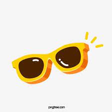 Yellow Cartoon Sunglasses Sunglasses Clipart Sunglasses Glasses Png And Vector With Transparent Background For Free Download