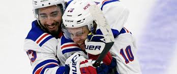 No, that's not a new line combination, although perhaps it should be? Mika Zibanejad Has Hat Trick Rangers Beat Senators 4 1 Abc News