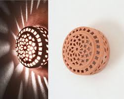 Cheap light bar/work light, buy quality automobiles & motorcycles directly from china suppliers:universal led strip light outdoor round mesa plegable balcon outdoor tables. Round Natural Clay Wall Light Small Cover Decorative Etsy In 2021 Clay Wall Wall Lights Pottery Lighting