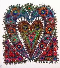 Homespun Stitchworks..... For the love of vintage: Art in stitches  ........... Susan Lenz