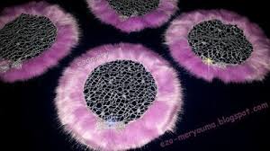 طريقة عمل مفارش الطاولة بقماش الفرو مودال عامل ضجة في مواقع التواصل diy crafts crafts blog posts