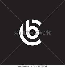 Black And White Letters Logo Initial Letter Logo Cb Bc B Inside C Rounded Lowercase White Black Background Bc Logo Initials Logo Design Graphic Design Logo