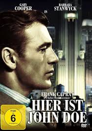 Hier ist John Doe: Amazon.de: Cooper, Gary, Stanwyck, Barbara, Arnold,  Edward, Brennan, Walter, Byington, Spring, Gleason, James, Capra, Frank,  Cooper, Gary, Stanwyck, Barbara: DVD & Blu-ray