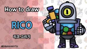 Brawl stars rico x piper (бравл старс рико и пайпер шип). How To Draw Rico Brawl Stars Youtube