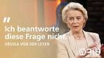 Video Ursula von der Leyen beantwortet eine bestimmte Frage nicht ... - YouTube