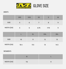 Mechanix Wear Glove Sizing Chart Images Gloves And