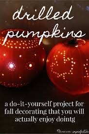 Four o'clocks now in full bloom. Carving Pumpkins With A Drill Domestic Imperfection