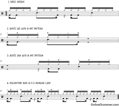 Epic Drum Beat Advanced Polyrhythm Groove Onlinedrummer Com Drums Beats Drum Sheet Music Drums