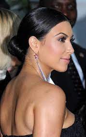Bun hairstyle ideas from kim kardashian. Kim Kardashian Classic Bun Kim Kardashian Hair Bald Hairstyles For Women Bun Hairstyles