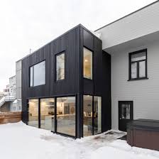 The incomparable european high gloss look of italian lacquer is the perfect complement for your designs. Black Extension By Hatem D And Etienne Bernier Contrasts Pale Brick Quebec City Home Free Download Architectural Cad Drawings