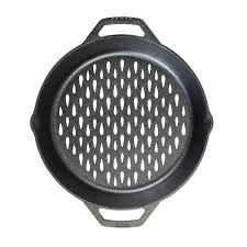 Cast iron cookware is unparalleled in heat retention and even heating. 12 Inch Seasoned Cast Iron Dual Handle Grilling Bbq Basket By Lodge Counseltron Com