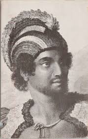 Man of Sandwich Islands John Webber Litho James Cook visit Postcard E94 *as  is