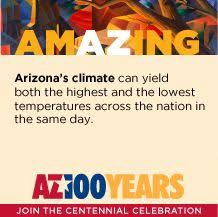 Arizona became the 48th state on february 14, 1912, the last of the contiguous states to be admitted into the union. In This Case Arizona And Phoenix Happens To Be The Capital Fun Facts 100 Fun Facts