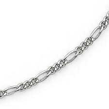 Shop jcpenney.com and save on religious jewelry men's jewelry. Men S 24 Figaro Chain Necklace In Stainless Steel Color White Jcpenney