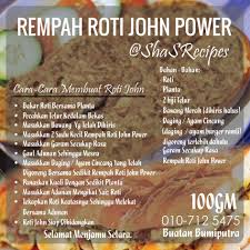Maybe you would like to learn more about one of these? Anda Pengemar Roti John Inginkan Rempah Roti John Power ÙÙŠØ³Ø¨ÙˆÙƒ
