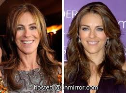 Celebrities Who Look Like Other Celebrities Kathryn Bigelow Elizabeth Hurley Celebrities Then And Now Elizabeth Hurley Celebrities