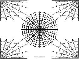 Your kiddo want to turn into a creepy crawler? Printable Spider Web Coloring Pages For Kids