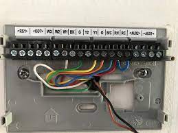 6 wire heat pump thermostat wiring color code goodman heat pump wiring diagram lennox heat pump. Hvac Talk Heating Air Refrigeration Discussion