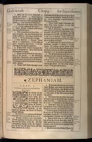 Prophet zephaniah, god's day of judgment on nations and people. Zephaniah Original 1611 Kjv