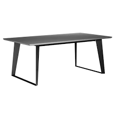 This gray oak dining table is sure to impress all guests in your sleek dining room. Amsterdam Dining Table Gray Concrete Collectic Home