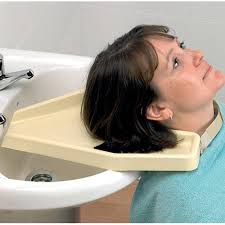 Some salon hair wash sinks are made from ceramic ware or marble and they tend to be fairly sturdy. Tray For Hair Washing Over Sink Hair Washing Aids Complete Care Shop