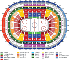 Montreal Canadiens Seating Map Centre Bell Seating Chart