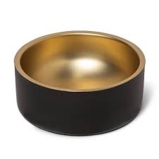 They come in a variety of shapes and sizes to accommodate all types of dogs. Double Wall Dog Feeding Bowl Black Brass Medium Boots Barkley Target