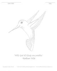 This coloring page was inspired by alma 30.use it alongside your come, follow me study. Hummingbird Coloring Page With God All Things Are Possible Matthew 19 26 Carol Brooke S Smart Printables
