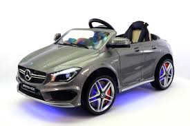 Mercedes Cla45 12v Kids Ride On Car Mp3 Usb Player Battery Powered Wheels R C Parental Remote Grey Toy Cars For Kids Kids Ride On Toy Car