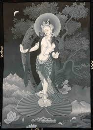 An au pair plunges into an abyss of chilling secrets in this gothic romance from the. Nepalese Thangka For Sale Standing White Tara Newari Monochrome Windhorseart Buy Original Fine Art From Amazing Locations