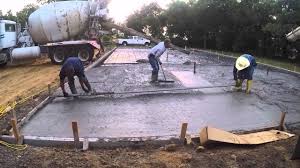 You'll have a permanent foundation with a smooth level floor on which to build your shed. How To Pour A Concrete Slab Youtube